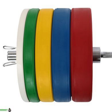Бамперные диски резиновые Bumper Plates LiveUp LP8332-5 &oslash;50.5мм 5кг белый