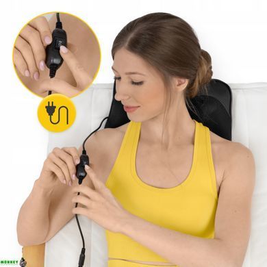 Подушка-масажер 4FIZJO Shiatsu Ultra+ Black (P-5907739319173)