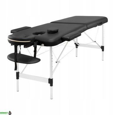 Массажный стол складной 4FIZJO Massage Table Alu W60 Black (P-5907739318374)