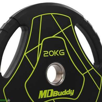 Млинці (диски) поліуретанові MD Buddy TA-9647-20 51мм 20кг чорний