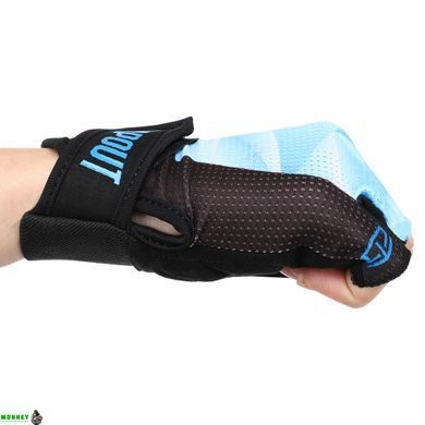 Рукавички спортивні TAPOUT SB168503 Чорний-синій M