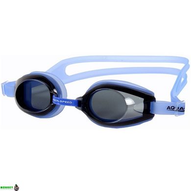 Очки для плавания Aqua Speed ​​AVANTI 007-211 черный, голубой Уни OSFM