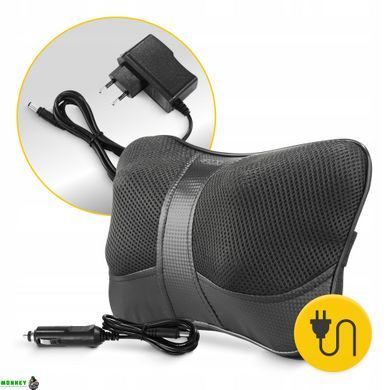 Подушка-масажер 4FIZJO Shiatsu Ultra+ Black (P-5907739319173)