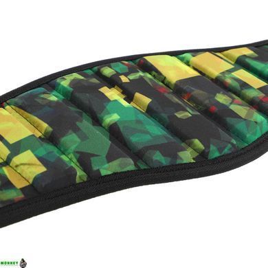 Пояс атлетичний посилений регульований FAIRTEX 167772 L ширина-17см чорний-зелений