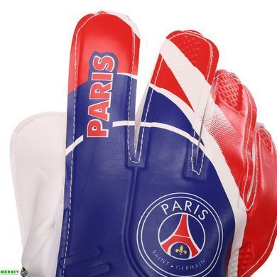 Перчатки вратарские PARIS SAINT-GERMAIN BALLONSTAR FB-0187-2 9 размер синий-красный