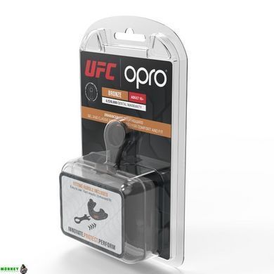 Капа OPRO Bronze UFC взрослая (возраст 11+) White (ufc.102512003)