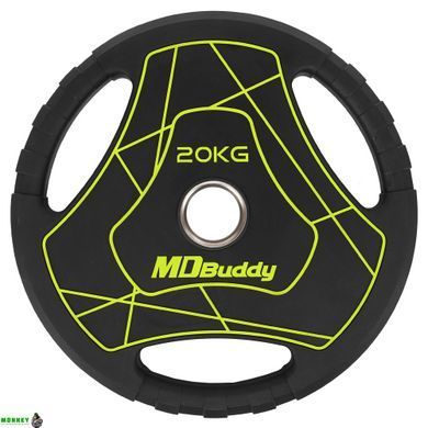 Млинці (диски) поліуретанові MD Buddy TA-9647-20 51мм 20кг чорний