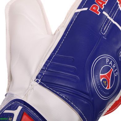 Перчатки вратарские PARIS SAINT-GERMAIN BALLONSTAR FB-0187-2 9 размер синий-красный