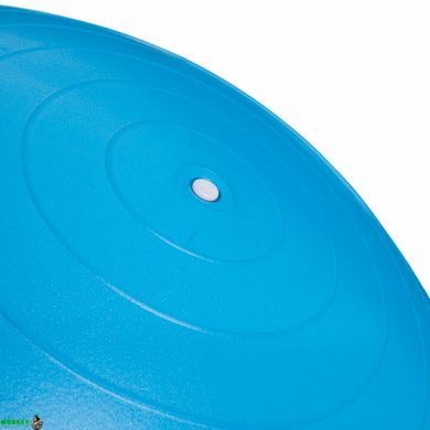 М'яч для фітнесу фітбол напівмасажний Zelart FI-4437-85 Синій 85см