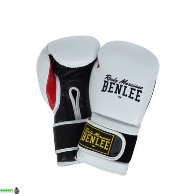 Перчатки боксерские Benlee SUGAR DELUXE 12oz /Кожа /белые