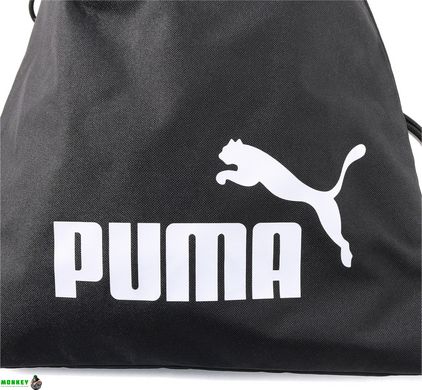 Рюкзак-мешок Puma Phase Gym Sack 16L черный Уни 37,5x43 см