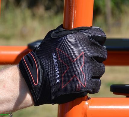 Перчатки для фитнеса MadMax MXG-103 X Gloves Black/Grey L