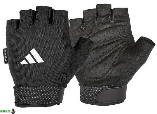 Перчатки для тренинга Adidas Essential Adjustable Gloves черный Уни M