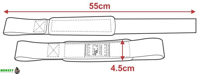 Лямки для тяги RDX Delux Leather