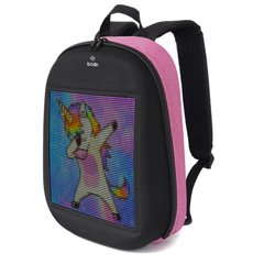 Рюкзак Sobi Pixel SB9702 Pink із LED екраном