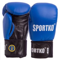Боксерські рукавиці професійні з печаткою ФБУ SPORTKO UR SP-4705 10-12 унцій кольори в асортименті