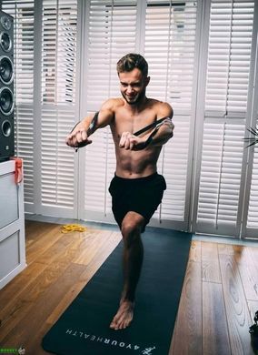 Резиновая петля для тренировок 4yourhealth Power Band Level 3 (12-30кг.) черная (0910)