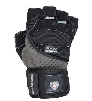 Рукавички для фітнесу і важкої атлетики Power System Raw Power PS-2850 Black/White XXL