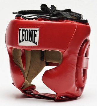Боксерський шолом Leone Training Red M