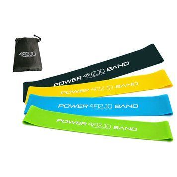 Резинка для фитнеса и спорта (лента-эспандер) 4FIZJO Mini Power Band 4 шт 1-20 кг 4FJ1042