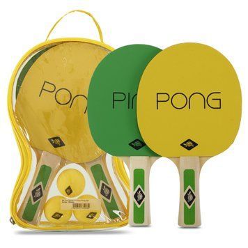 Набор для настольного тенниса 2 ракетки, 3 мяча с чехлом DONIC MT-788486 Ping Pong цвета в ассортименте