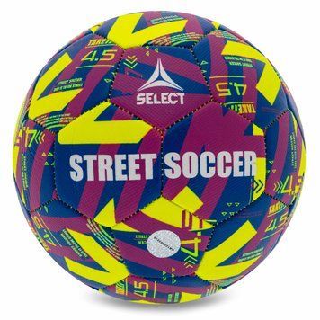 Мяч футбольный SELECT STREET SOCCER V23 №4,5 желтый-синий