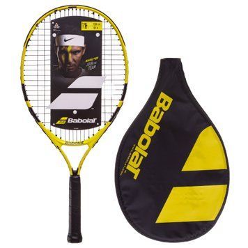 Ракетка для большого тенниса юниорская BABOLAT BB140248-191 NADAL JR 23 желтый