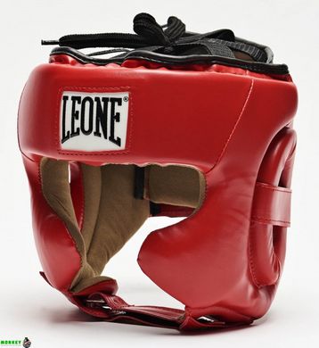 Боксерский шлем Leone Training Red M