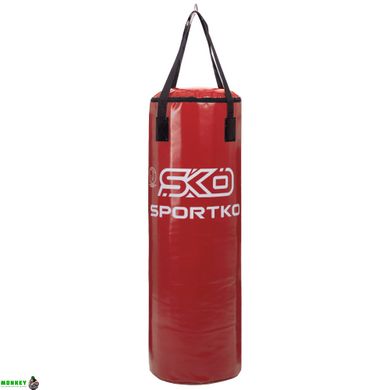Мешок боксерский Цилиндр ременное крепление ЭЛИТ SPORTKO MP-1 высота 110см цвета в ассортименте