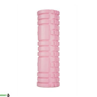 Массажный ролик Cornix EVA 45 x 14 см (валик, роллер) XR-0037 Light Pink