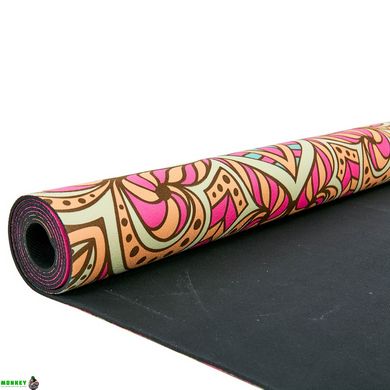 Килимок для йоги Замшевий Record FI-5662-48 розмір 183x61x0,3см рожевий