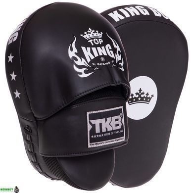 Лапа Изогнутая для бокса и единоборств TOP KING Super TKFMS Черный 2шт