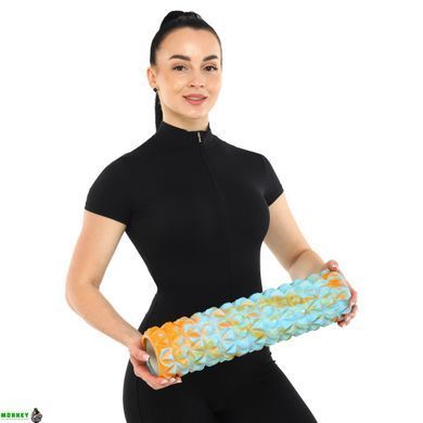 Роллер для йоги и пилатеса (мфр ролл) SP-Sport Triangle FI-9398 45см цвета в ассортименте