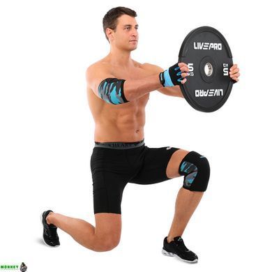 Бамперні диски гумові Bumper Plates LiveUp LP8331-5 &oslash;50.5мм 5кг чорний
