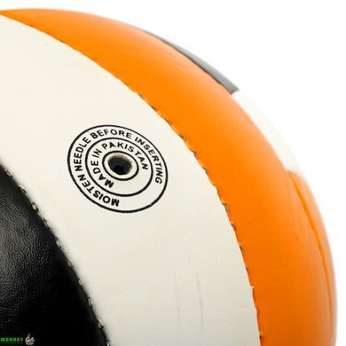 М'яч волейбольний LEGEND VECTOR VL-8445 №5 PU оранжевий-чорний