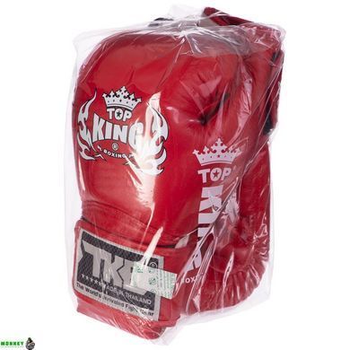 Рукавички шкіряні боксерські TOP KING Super TKBGSV Чорний 18 унції