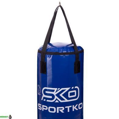 Мешок боксерский Цилиндр ременное крепление ЭЛИТ SPORTKO MP-1 Красный высота 110см