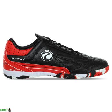 Взуття для футзалу чоловіче PRIMA 210671-3 розмір 41-46 чорний-червоний