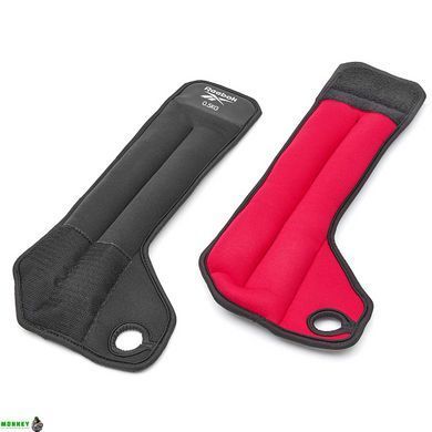 Обважнювачі зап'ястя Reebok Wrist Weights чорний, червоний Uni 1.0 кг