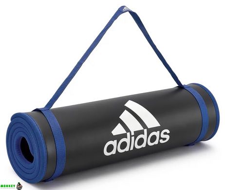 Коврик для тренировок Adidas Trainingsmatte черный, синий Уни 183х61х1