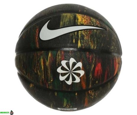 Мяч баскетбольный Nike EVERYDAY PLAYGROUND 8P NEXT NATURE DEFLATED MULTI/BLACK/BLACK/WHITE size 6