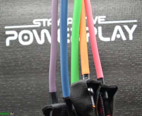 Набір трубчастих еспандерів PowerPlay PP-4102 Expander Set 5шт. (до 35 кг.)