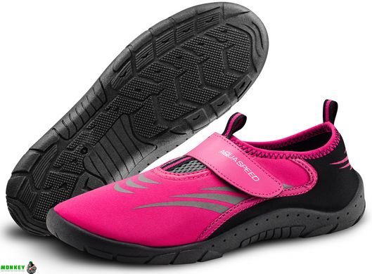 Аквашузы Aqua Speed ​​AQUA SHOE MODEL 27C 7620 розовый, серый, черный Уни 36