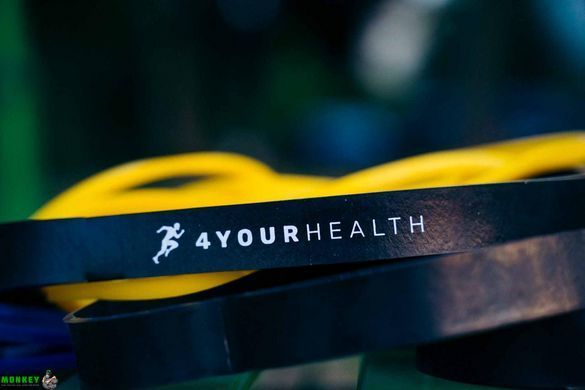 Резиновая петля для тренировок 4yourhealth Power Band Level 3 (12-30кг.) черная (0910)