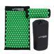 Килимок акупунктурний з валиком Cornix Classic Mat Аплікатор Кузнєцова XR-0110 Black/Green