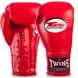 Перчатки боксерские кожаные професиональные на шнуровке TWINS BGLL1 12-18 унций цвета в ассортименте