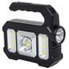 Ліхтар-прожектор переносний X-BALOG KJ-208 (пластик, LED, COB, на батарейках, р-р 14,5х17см)