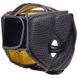 Шлем боксерский с полной защитой кожаный EVERLAST EVERCOOL EV4044 S-XL черный-серый