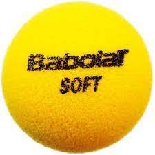 Мяч для тенниса Babolat soft foam поролоновые стандартного размера поштучно.
