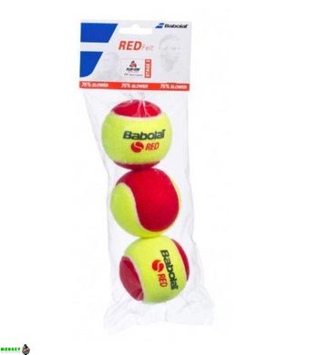 М'ячі для тенісу Babolat RED Felt 3 ball